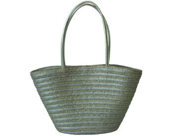 2018 Gold straw bags handmade weaving tote for sale in factory