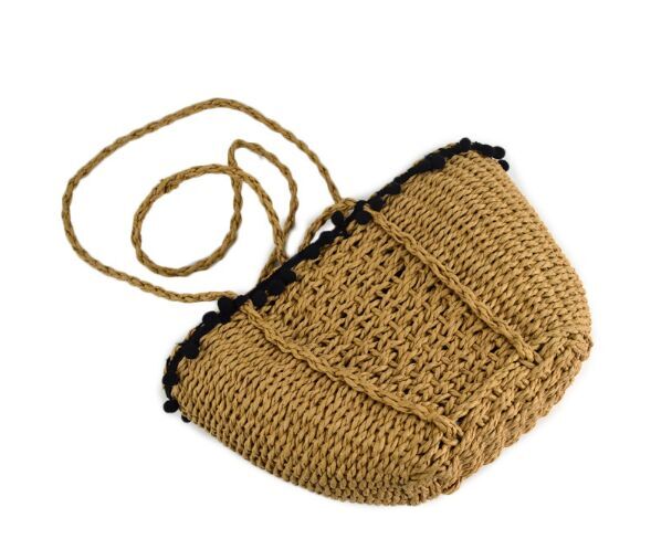 Paper rope straw bags cross body bags