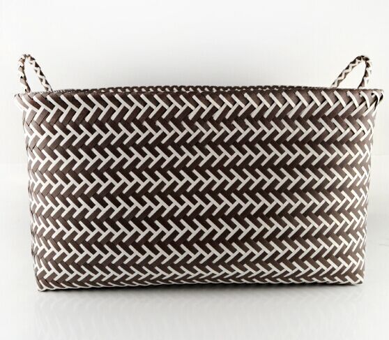Rectangle plastic storage basket woven supplier manufacturers storage for sale