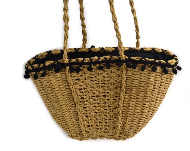 Paper rope straw bags cross body bags