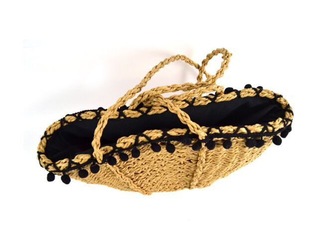 Paper rope straw bags cross body bags