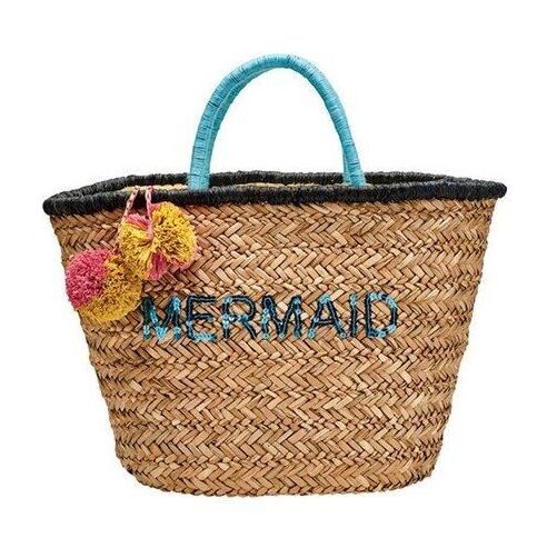 2018 Fashion Rattan Woven Handbag Straw Beach Bag pom pom dubai for summer