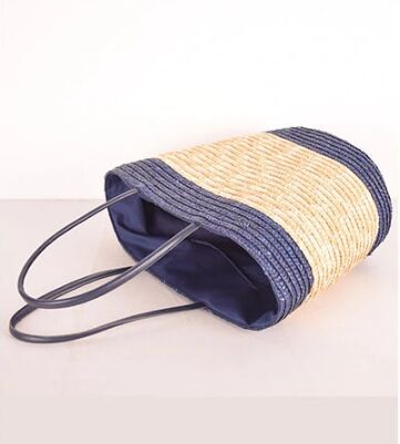 Fashion Print straw bags wheat bags shopping bags diy summer 2018