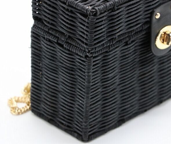 2018 Fashion Women straw evening bag  Crossbody Rattan  New Design