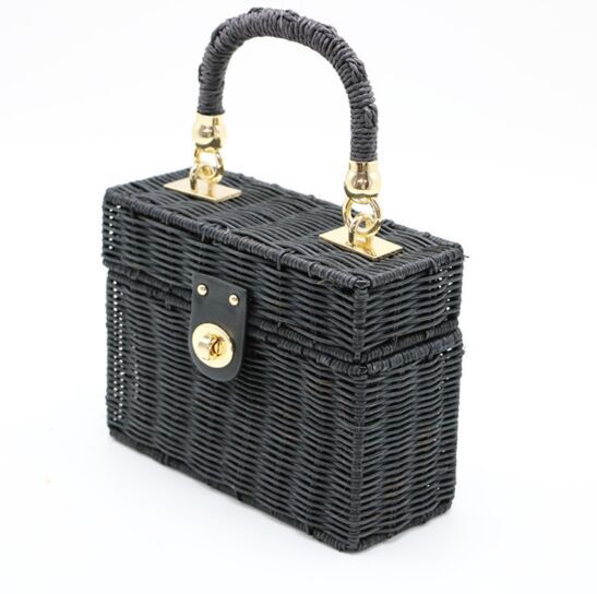 2018 Fashion Women straw evening bag  Crossbody Rattan  New Design