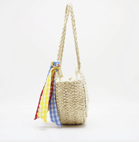 2018 New fashion long shoulder straw beach tote aliexpress for sale