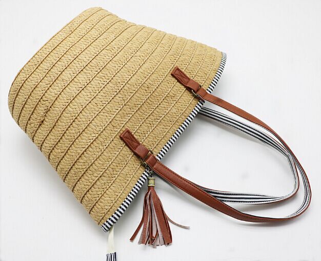 ​ New wheat straw bags with a tessal large cheap wholesale factory