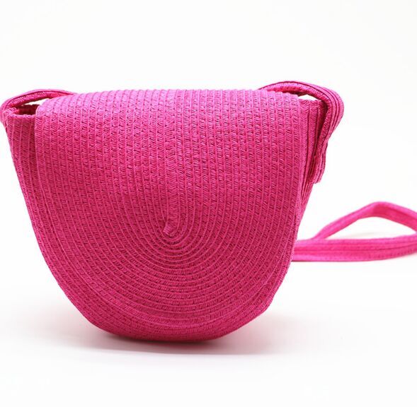 Cross body straw Bags