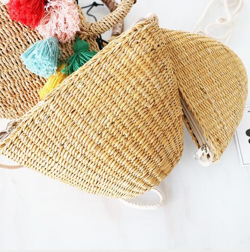 Popular street straw crossbody bags wicket aliexpress mini bags