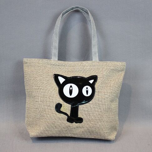 Customized Crossband type Canvas beach bag totes large