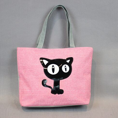 Customized Crossband type Canvas beach bag totes large